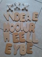 MDF letters om mee te scrappen, Hobby en Vrije tijd, Ophalen of Verzenden, Nieuw, Versiering of Embellishment, Overige merken