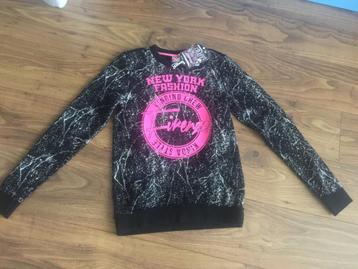 Vingino trui sweater Norellie zwart roze maat 176 beschikbaar voor biedingen