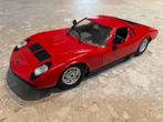 Lamborghini Miura 1:18 Polistil schaalmodel, Hobby en Vrije tijd, Modelauto's | 1:18, Ophalen of Verzenden, Zo goed als nieuw
