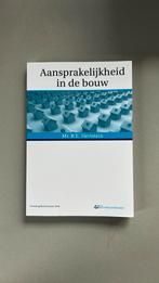 B.E. Hertstein - Aansprakelijkheid in de bouw, Ophalen of Verzenden, Zo goed als nieuw, B.E. Hertstein