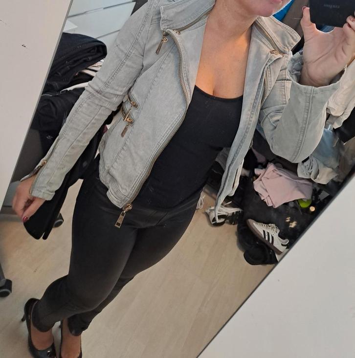 Josh V jasje., Kleding | Dames, Jasjes, Kostuums en Pakken, Zo goed als nieuw, Jasje, Maat 34 (XS) of kleiner, Grijs, Ophalen of Verzenden