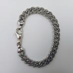 Zilveren gourmet armband, Ophalen of Verzenden, Gebruikt, Zilver, Zilver