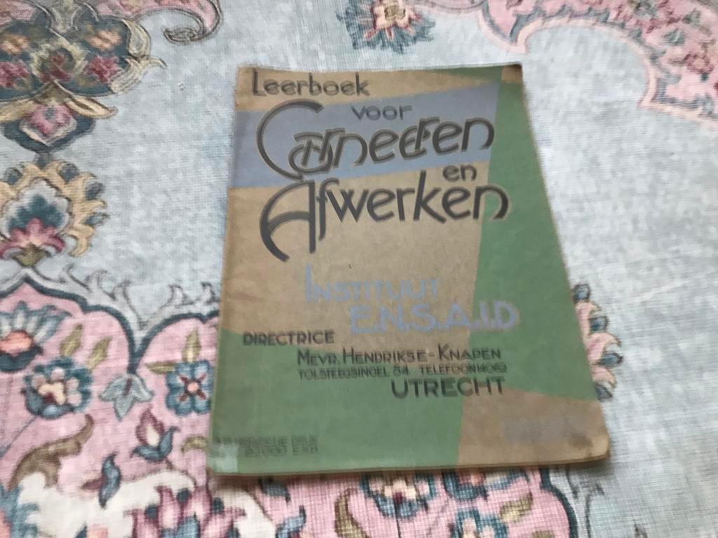 Leerboek voor garneren en afwerken, Ophalen of Verzenden