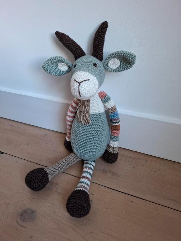Gehaakte geit, Kinderen en Baby's, Kinderkamer | Inrichting en Decoratie, Nieuw, Wanddecoratie, Ophalen of Verzenden