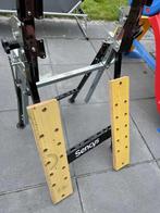 Sencys verstelbare werkbank 84,5-125 cm, Doe-het-zelf en Verbouw, Werkbanken, Ophalen, Gebruikt, 70 tot 120 cm, Inklapbaar