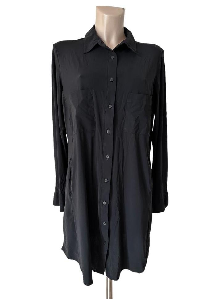 Studio Anneloes jurk M, Kleding | Dames, Jurken, Zo goed als nieuw, Maat 38/40 (M), Zwart, Onder de knie, Ophalen of Verzenden