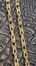 Mooie 14karaat goud koningsketting, Ophalen of Verzenden, Nieuw, Goud, Goud