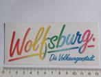 Sticker Wolfsburg. Die Volkswagenstadt., Auto of Motor, Zo goed als nieuw, Verzenden