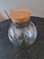 Glazen plantenterrarium met kurk, Ophalen, Gebruikt, Overige kleuren, Glas