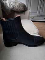Isabel Bernard, Zwarte enkellaarsjes/boots kalfsleer mt 40!, Ophalen of Verzenden, Zo goed als nieuw, Zwart