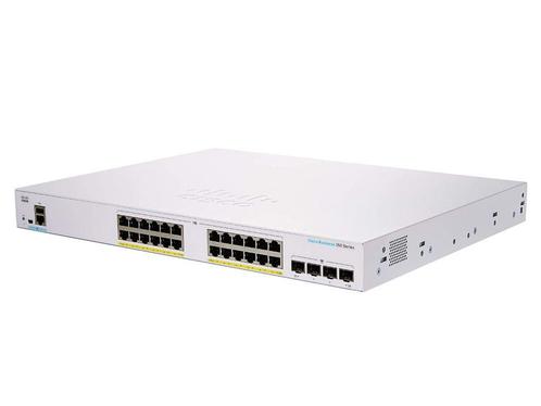 Cisco CBS350-24FP-4G PoE+ Switch, Computers en Software, Netwerk switches, Zo goed als nieuw, Ophalen of Verzenden