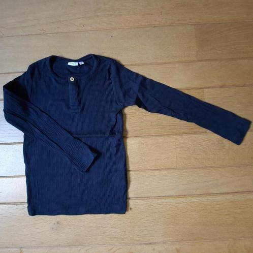 Name It t- shirt lange mow donker blauw maat 122/128 - nieuw, Kinderen en Baby's, Kinderkleding | Maat 122, Nieuw, Jongen, Shirt of Longsleeve