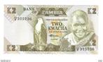 zambia 2 kwacha 1980-88 24c unc, Postzegels en Munten, Bankbiljetten | Afrika, Verzenden, Overige landen, Los biljet