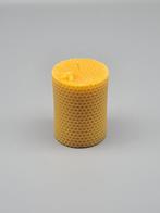 Ronde Gele Kaars van Bijenwas, Overige materialen, Nieuw, Ophalen of Verzenden, Minder dan 25 cm