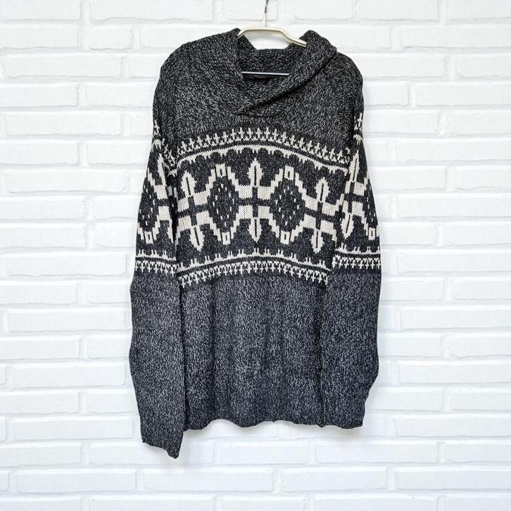 Denver Hayes Trui Maat S Grijs Wit Gebreid Western, Kleding | Heren, Truien en Vesten, Gedragen, Maat 46 (S) of kleiner, Grijs