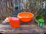 Vijf retro kunststof keuken accessoires, Huis en Inrichting, Ophalen of Verzenden, Gebruikt