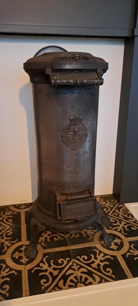 potkachel, salamanderkachel, Huis en Inrichting, Kachels, Gebruikt, Vrijstaand, Houtkachel, Hout, Ophalen