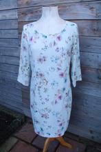 Jurk beige/ kleur Terre Bleu mt 40 Vaste Prijs, Maat 38/40 (M), Beige, Terre Bleu, Ophalen of Verzenden