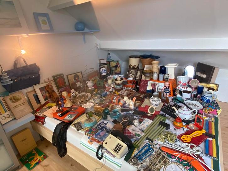 Gr collectie vintage oa Mobach Zaalberg Germany bijna gratis, Antiek en Kunst, Curiosa en Brocante, Ophalen