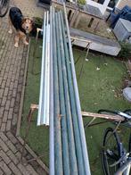 13x buis Gegalvaniseerd gecoat of geverfd mag snel weg, Doe-het-zelf en Verbouw, Metalen, Ophalen, Gebruikt