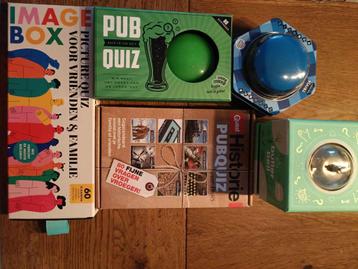 Gezelschapsspellen - 5 spellen zie foto's en omcschrijving beschikbaar voor biedingen