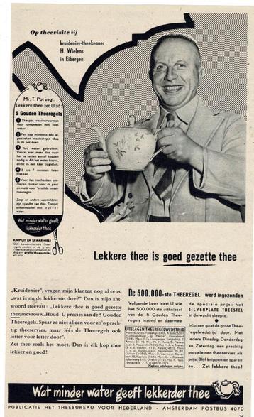 Lekkere thee is goed gezette theeTheemaat geeft lekkere thee beschikbaar voor biedingen