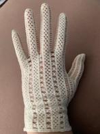 Vintage witte kanten handschoenen hand gemaakt, Ophalen of Verzenden