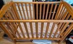 Hout verstelbare ledikant 120x60 zonder matras, Kinderen en Baby's, Babywiegjes en Ledikanten, Ophalen, Gebruikt, Ledikant