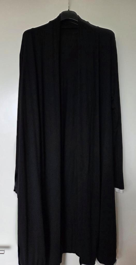 Grote maten vest 54/56 zwart met witte bies, Kleding | Dames, Grote Maten, Zo goed als nieuw, Zwart, Ophalen of Verzenden