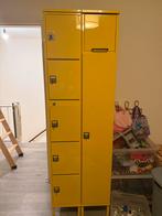 Metalen Locker Kast - Geel, Ophalen, Gebruikt