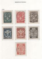 Brandkastzegels - 1921 - BK1/BK7 - Compleet, Postzegels en Munten, Postzegels | Nederland, Ophalen of Verzenden, T/m 1940, Gestempeld
