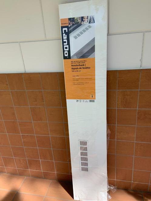 CanDo Vensterbank Radiatorombouw Wit MDF 160x30 cm Nieuw, Huis en Inrichting, Stoffering | Vloerbedekking, Nieuw, Overige typen