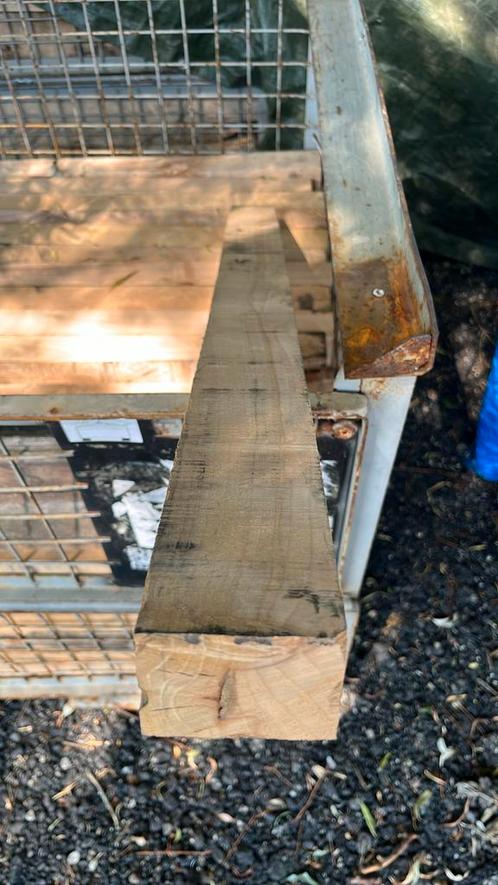 Beuken balkjes 95 lang kopmaat 65x45, Doe-het-zelf en Verbouw, Hout en Planken, Zo goed als nieuw, Balk, Minder dan 200 cm, Ophalen of Verzenden