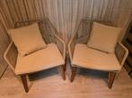 Loungestoel tuin taupe x2 ongebruikt, Ophalen, Zo goed als nieuw