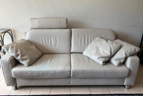 Musterring bank crèmekleurig, Huis en Inrichting, Banken | Bankstellen, Zo goed als nieuw, 150 tot 200 cm, 75 tot 100 cm, Ophalen