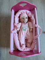 Interactieve pratende baby Annabelle, Kinderen en Baby's, Speelgoed | Poppen, Ophalen of Verzenden, Gebruikt, Babypop