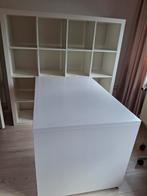 Ikea kallax kast met bureau, Ophalen, Gebruikt, Minder dan 150 cm, Minder dan 100 cm