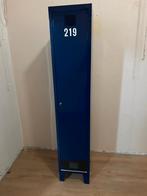 Metalen Lockerkast - Blauw, Huis en Inrichting, Kasten | Lockerkasten, Ophalen, Gebruikt, Industrieel