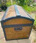 Antieke Reis- of Hutkoffer / Dekenkist - 94x50x54, Antiek en Kunst, Ophalen of Verzenden