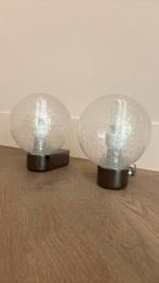 Wandlampen badkamer, Huis en Inrichting, Lampen | Wandlampen, Ophalen, Gebruikt, Glas