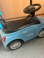 Blauwe Fiat 500 loopauto, Kinderen en Baby's, Speelgoed | Buiten | Voertuigen en Loopfietsen, Ophalen, Zo goed als nieuw