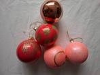 Vondels kerstballen Rood oranje paars roze Vintage collectie, Diversen, Kerst, Ophalen of Verzenden, Zo goed als nieuw