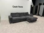 GRATIS LEVERING Z.G.A.N ribstof loungebank 275x155 Gereinigd, Ophalen of Verzenden, Zo goed als nieuw, Vierpersoons of meer, Stof
