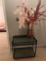 Sidetable - Bijzettafel, Ophalen of Verzenden, Zo goed als nieuw, 25 tot 50 cm, Rechthoekig