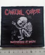 Cannibal Corpse mooie zeldzame vintage 1992 patch c18 metal, Verzenden, Nieuw, Kleding