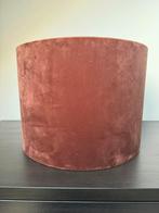 Velourse lampenkap Light & Living chocoladebruin/rood, Huis en Inrichting, Ophalen, Rond, Zo goed als nieuw, Minder dan 25 cm