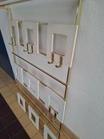 vintage kapstok wandrek Hollywoord Regency design jaren 70, Huis en Inrichting, Woonaccessoires | Kapstokken, Gebruikt, 100 tot 150 cm