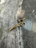 18K Gouden Schaar Hanger, Sieraden, Tassen en Uiterlijk, Ophalen of Verzenden, Zo goed als nieuw, Goud