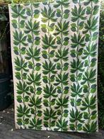 Vintage Original Ploegstof Floraal motief, linnen, jaren 60, Hobby en Vrije tijd, Stoffen en Lappen, Gebruikt, Overige kleuren