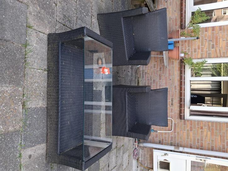 Tuinmeubilair. 2 loungesets, picknicktafel, ronde tafel., Tuin en Terras, Tuinsets en Loungesets, Gebruikt, Loungeset, Overige materialen